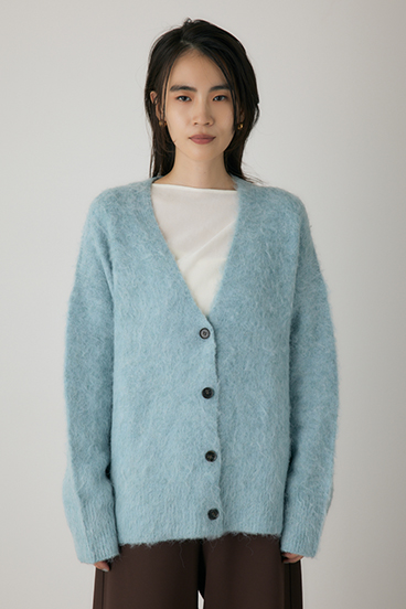 【crie conforto】シャギーカーディガン 詳細画像