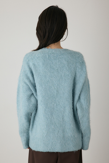 【crie conforto】シャギーカーディガン 詳細画像