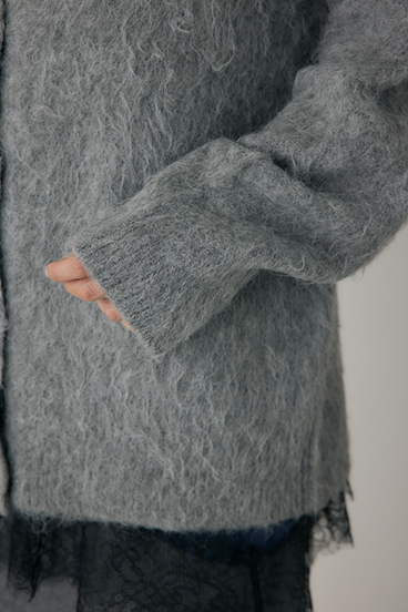 【crie conforto】シャギーカーディガン 詳細画像