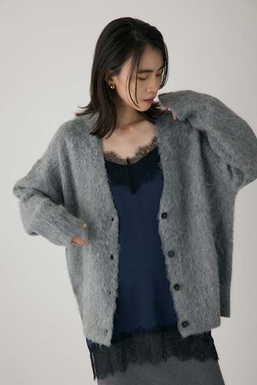 【crie conforto】シャギーカーディガン