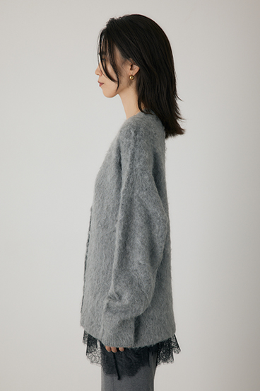 【crie conforto】シャギーカーディガン 詳細画像