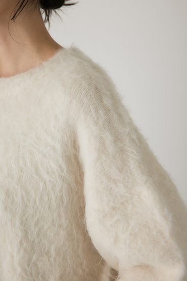 【crie conforto】シャギープルオーバー 詳細画像