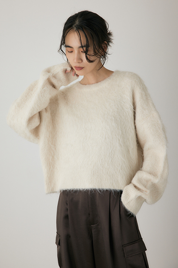 【crie conforto】シャギープルオーバー 詳細画像