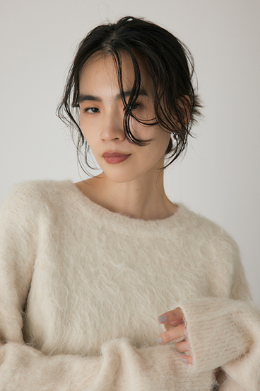 【crie conforto】シャギープルオーバー 詳細画像