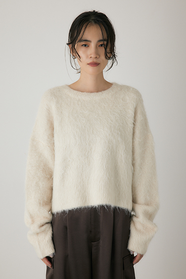 【crie conforto】シャギープルオーバー 詳細画像