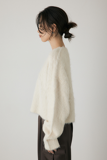 【crie conforto】シャギープルオーバー 詳細画像