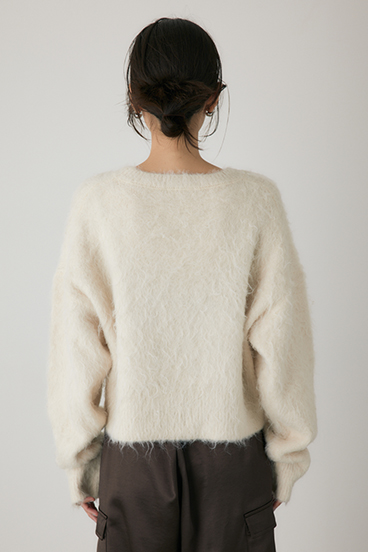 【crie conforto】シャギープルオーバー 詳細画像