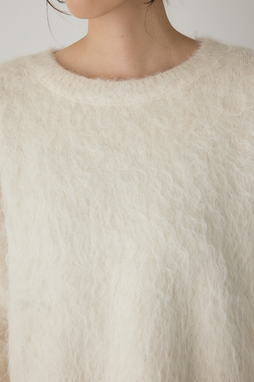 【crie conforto】シャギープルオーバー 詳細画像