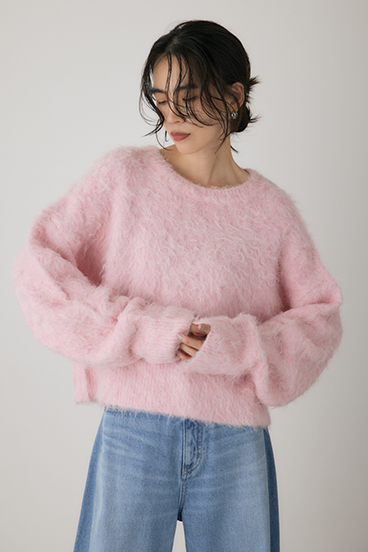 【crie conforto】シャギープルオーバー 詳細画像