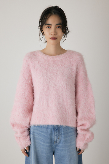 【crie conforto】シャギープルオーバー 詳細画像