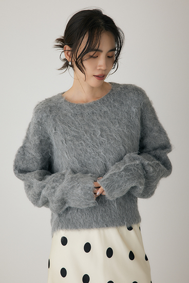 【crie conforto】シャギープルオーバー