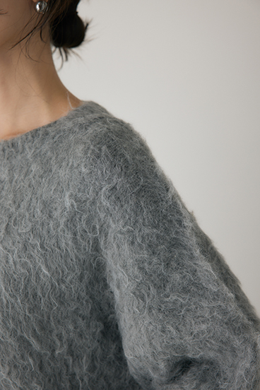 【crie conforto】シャギープルオーバー 詳細画像