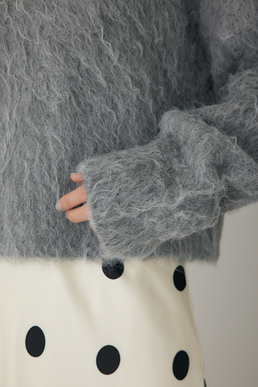 【crie conforto】シャギープルオーバー 詳細画像