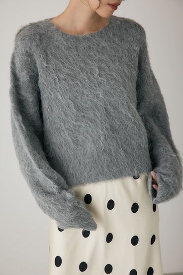 【crie conforto】シャギープルオーバー