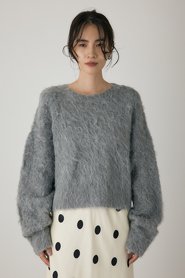 【crie conforto】シャギープルオーバー 詳細画像