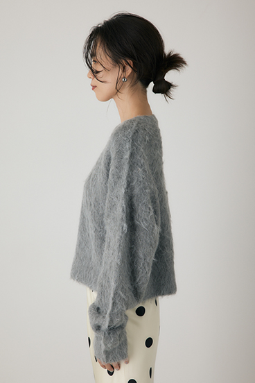 【crie conforto】シャギープルオーバー 詳細画像