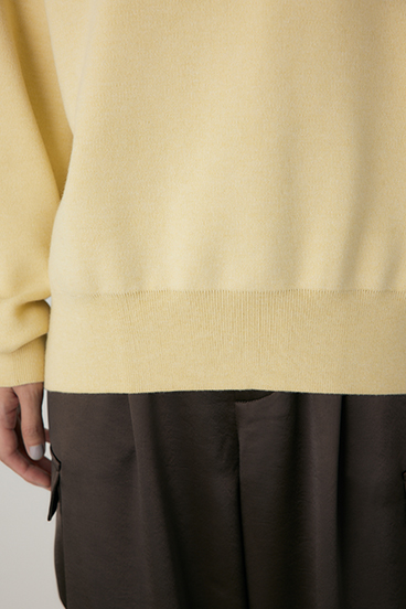 【crie conforto】ハーフジップセーラーカラーニット 詳細画像