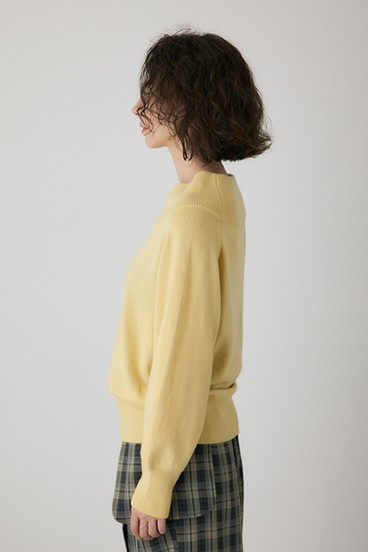 【crie conforto】ワイドボートネックニット 詳細画像