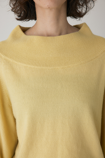 【crie conforto】ワイドボートネックニット 詳細画像