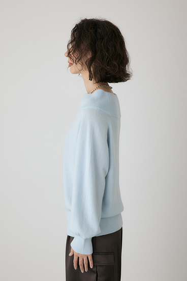 【crie conforto】ワイドボートネックニット 詳細画像