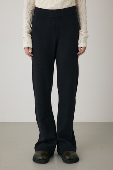 【crie conforto】リブニットスカートパンツ 詳細画像