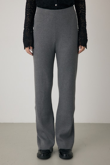 【crie conforto】リブニットスカートパンツ 詳細画像