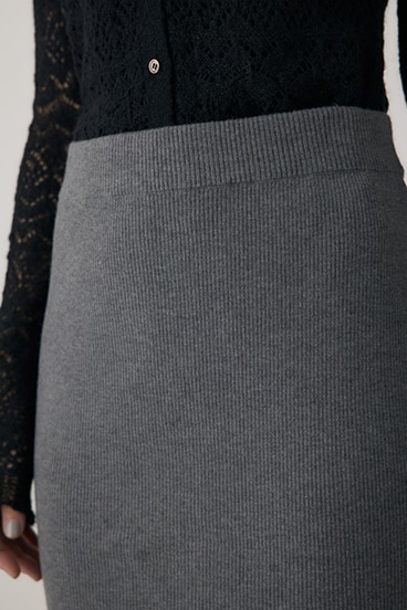 【crie conforto】リブニットスカートパンツ 詳細画像