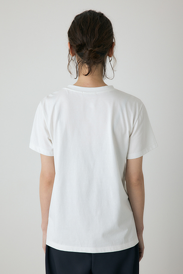 【crie conforto】ノットリボンTシャツ 詳細画像