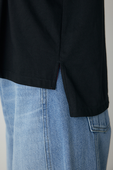 【crie conforto】ノットリボンTシャツ 詳細画像