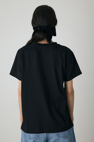 【crie conforto】ノットリボンTシャツ 詳細画像