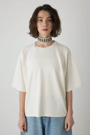 【crie conforto】ビジューチョーカーセットカットソー 詳細画像