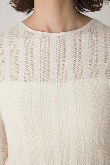 【crie conforto】シャーリングデザイントップス 詳細画像