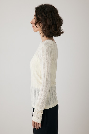 【crie conforto】シャーリングデザイントップス 詳細画像