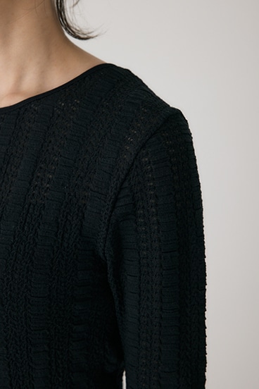 【crie conforto】シャーリングデザイントップス 詳細画像