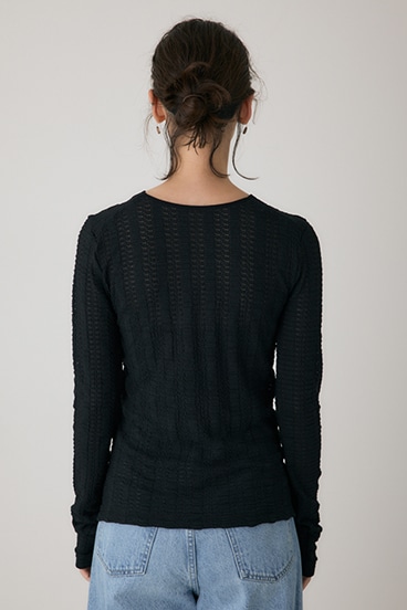 【crie conforto】シャーリングデザイントップス 詳細画像