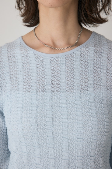 【crie conforto】シャーリングデザイントップス 詳細画像