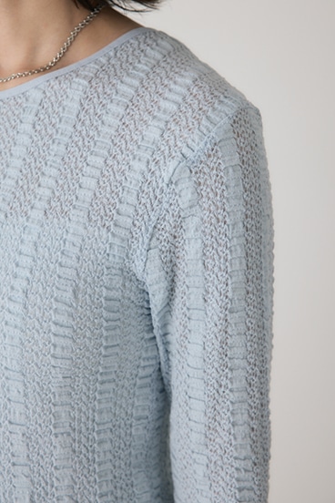 【crie conforto】シャーリングデザイントップス 詳細画像