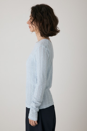 【crie conforto】シャーリングデザイントップス 詳細画像