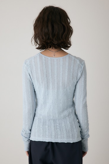 【crie conforto】シャーリングデザイントップス 詳細画像