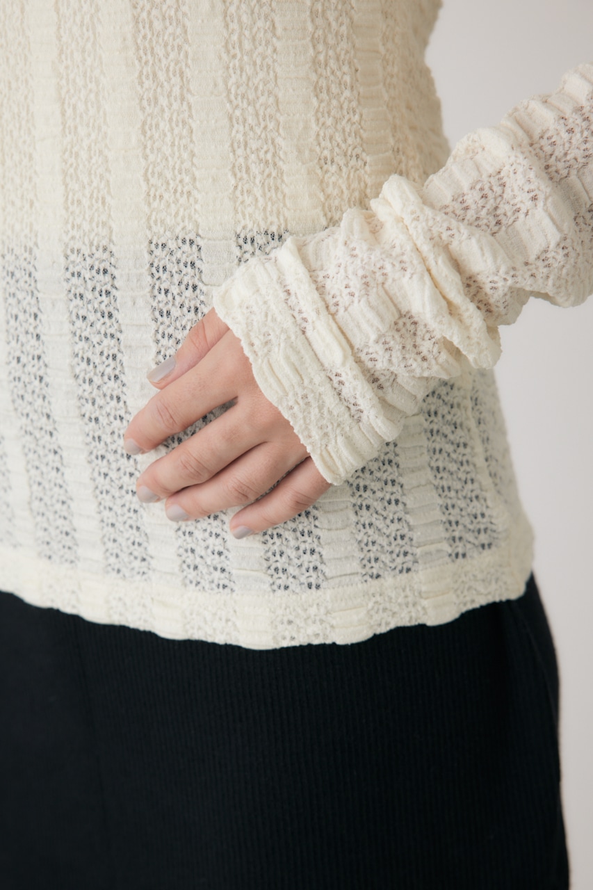 crie conforto】シャーリングデザイントップス｜WOMEN｜254IAT80