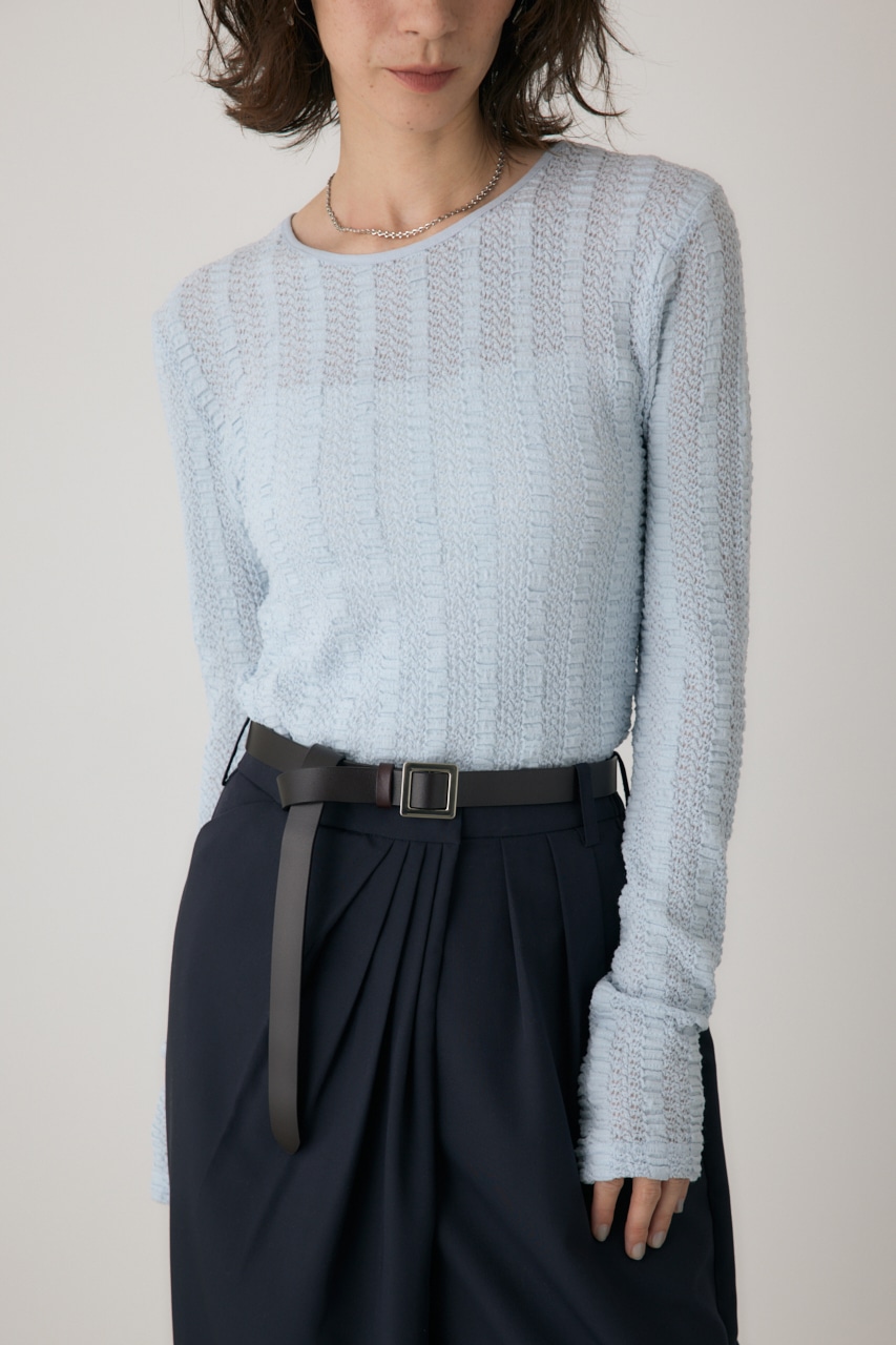 crie conforto】シャーリングデザイントップス｜WOMEN｜254IAT80