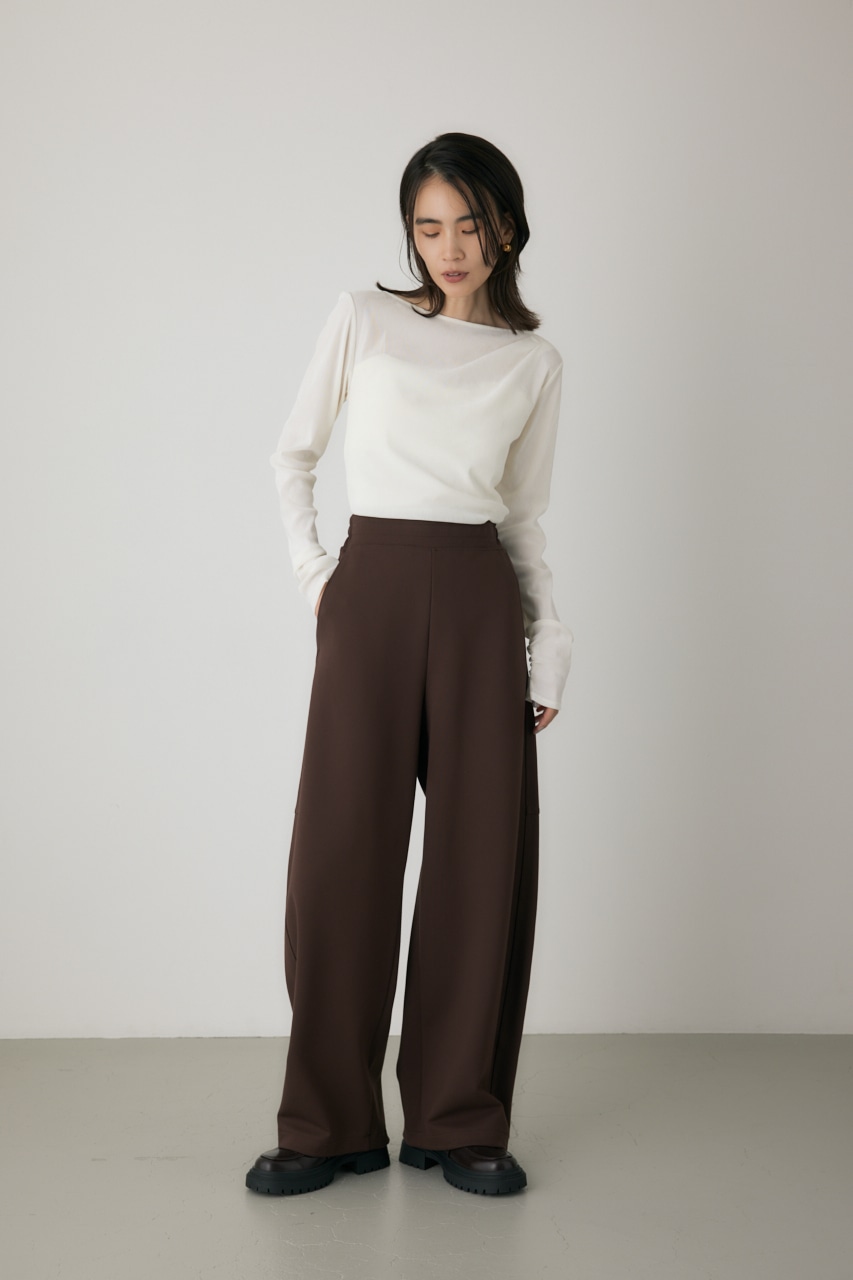 【crie conforto】シアーベロアライクトップス 詳細画像