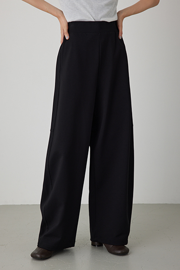 【crie conforto】オーバルスウェットパンツ