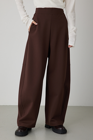 【crie conforto】オーバルスウェットパンツ