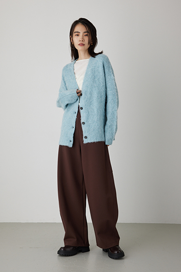 【crie conforto】オーバルスウェットパンツ 詳細画像