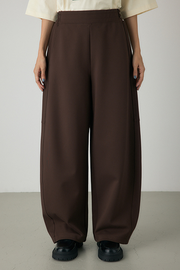 【crie conforto】オーバルスウェットパンツ 詳細画像