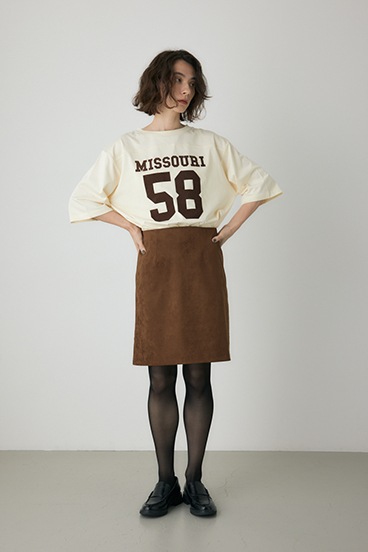 【crie conforto】ナンバーリングTシャツ 詳細画像