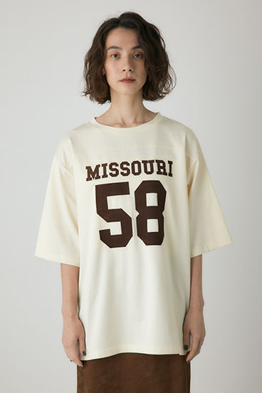 【crie conforto】ナンバーリングTシャツ 詳細画像