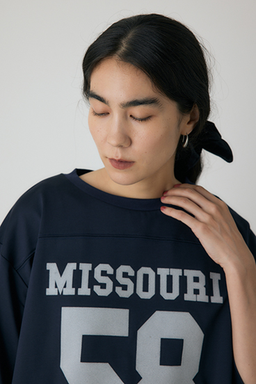 【crie conforto】ナンバーリングTシャツ 詳細画像