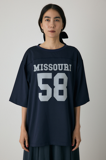 【crie conforto】ナンバーリングTシャツ 詳細画像